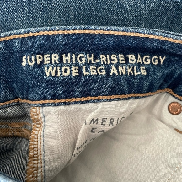 American Eagle Outfitters Women's Flare Blue Jeans - Picture 10 of 11